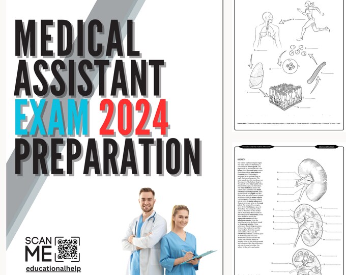 CCMA Study Guide Printable PNG Bundle Medical Assistant Certification ...