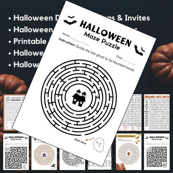 Halloween Activity pages 250 new 2025 : Masks, Coloring Book, Bookmarks Nursery and Kindergarten Elelmentary nursery school worksheets