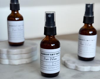 Spray all'erba gatta biologica Purr Potion