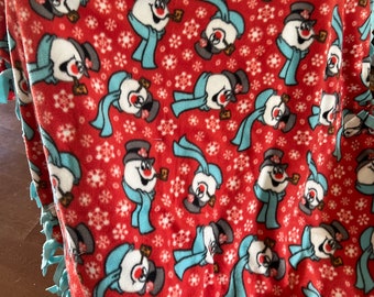 Frosty the Snowman Fleece Throw