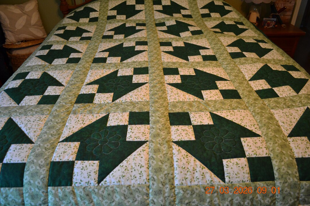 Handmade and Hand Quilted Buckeye Beaty Pattern 79