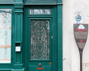 Paris - Door of Van Gogh's Apartment in the lovely Montmartre District in Paris