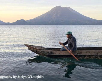 Guatemala - Lake Atitlan - Jaibalito - San Pedro Volcano - Sunrise - Photograph