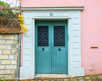 Paris - Door of Renoir's Apartment in the lovely Montmartre District in Paris