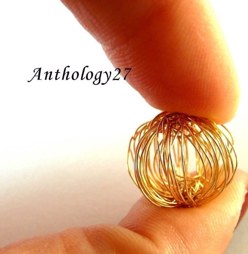 Tutorial - Wire Wrapped Beads - Etsy