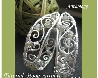 Tutorial - Hoop Earrings with Stones