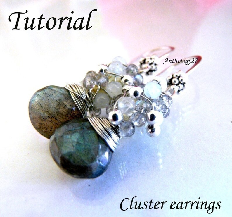 NEW Tutorial Cluster Earrings image 1