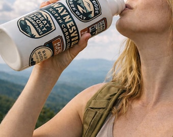 Waynesville NC Water Bottle | Blue Ridge Parkway, Smoky Mountains