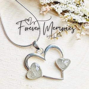 Cremation Necklace | Cremation Jewelry | Memorial Jewelry | Keepsake Jewlery, Ash Jewelry  Breast | Milk Jewelry |Pet Ash Jewelry