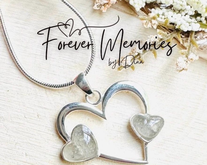 Cremation Necklace | Cremation Jewelry | Memorial Jewelry | Keepsake Jewlery, Ash Jewelry  Breast | Milk Jewelry |Pet Ash Jewelry