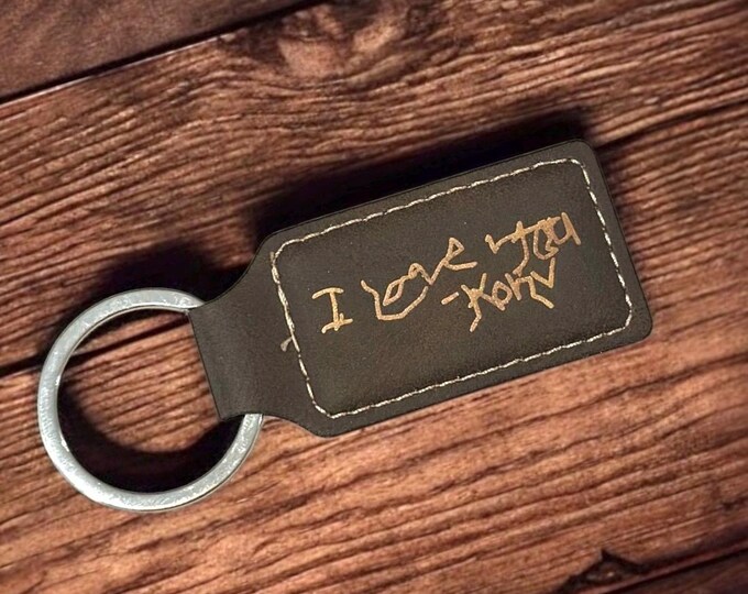 Handwritten Keychain, Handwritten Keepsake, Jewelry Keepsake Jewlery, Personal Memories, Hamdwritten Jewlery
