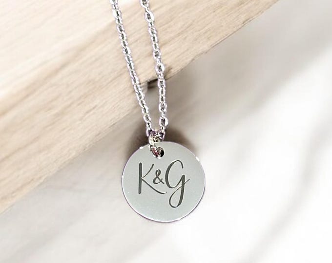 Engraved Necklace, Personalized Jewelry, Mothers Day, Initial Jewlery, Personalized Jewelry