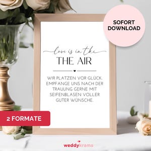 Soap bubble sign, soap bubble wedding, wedding sign, PDF template wedding, wedding decoration sign, digital template wedding