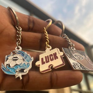 Blue Lock Anime Enamel Metal Keychains