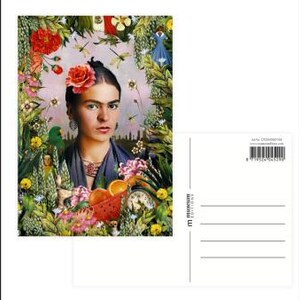 Postal Frida Kahlo impression