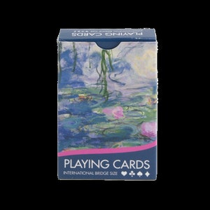 Juego de cartas ,   Claude Monet, Nenúfares