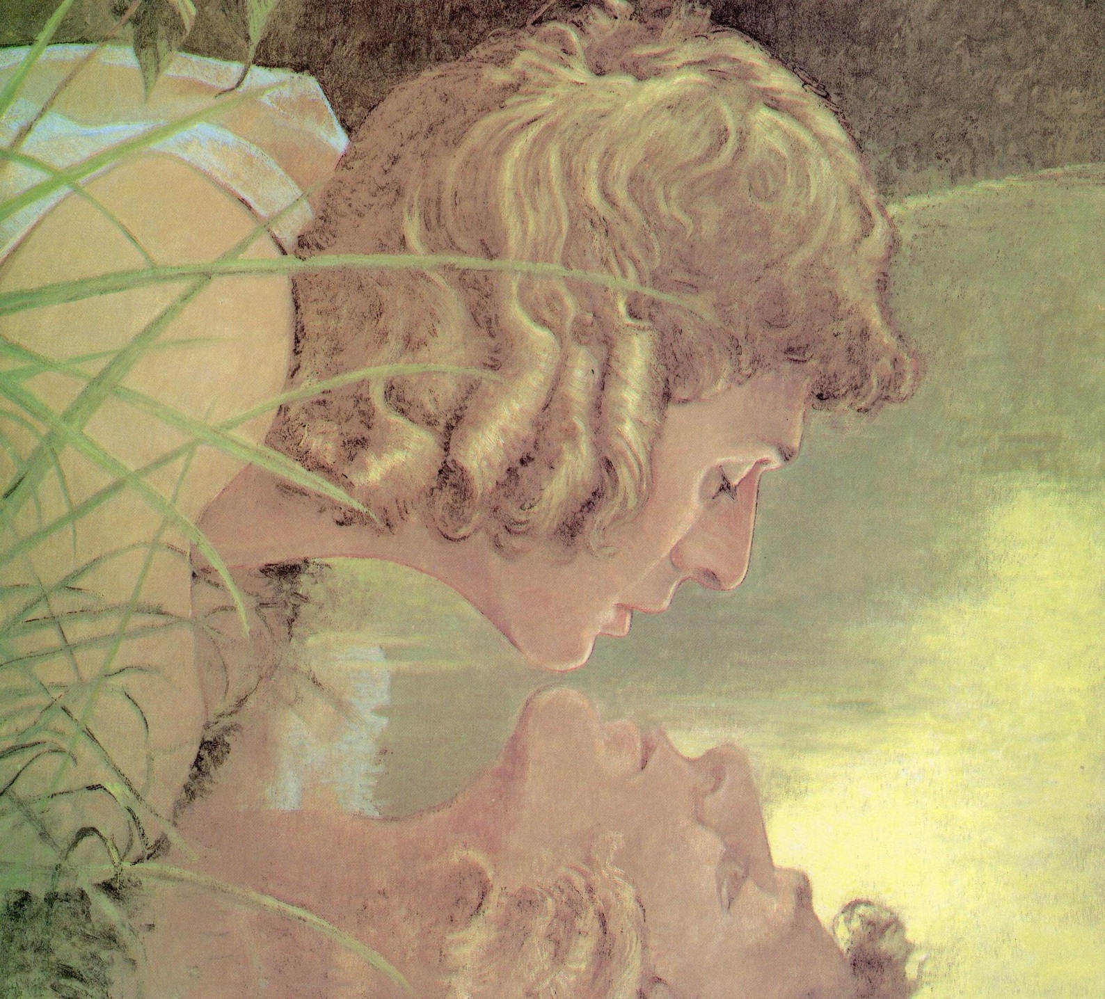 Narcissus and His Reflection - Greek Myth Art Print for Wall Decor ...