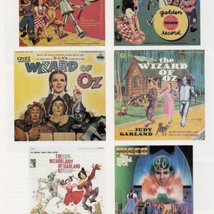 The Wizard of Oz - Records & Soundtrack Covers Art Print for Wall Decor Vintage 1980s Bookpage