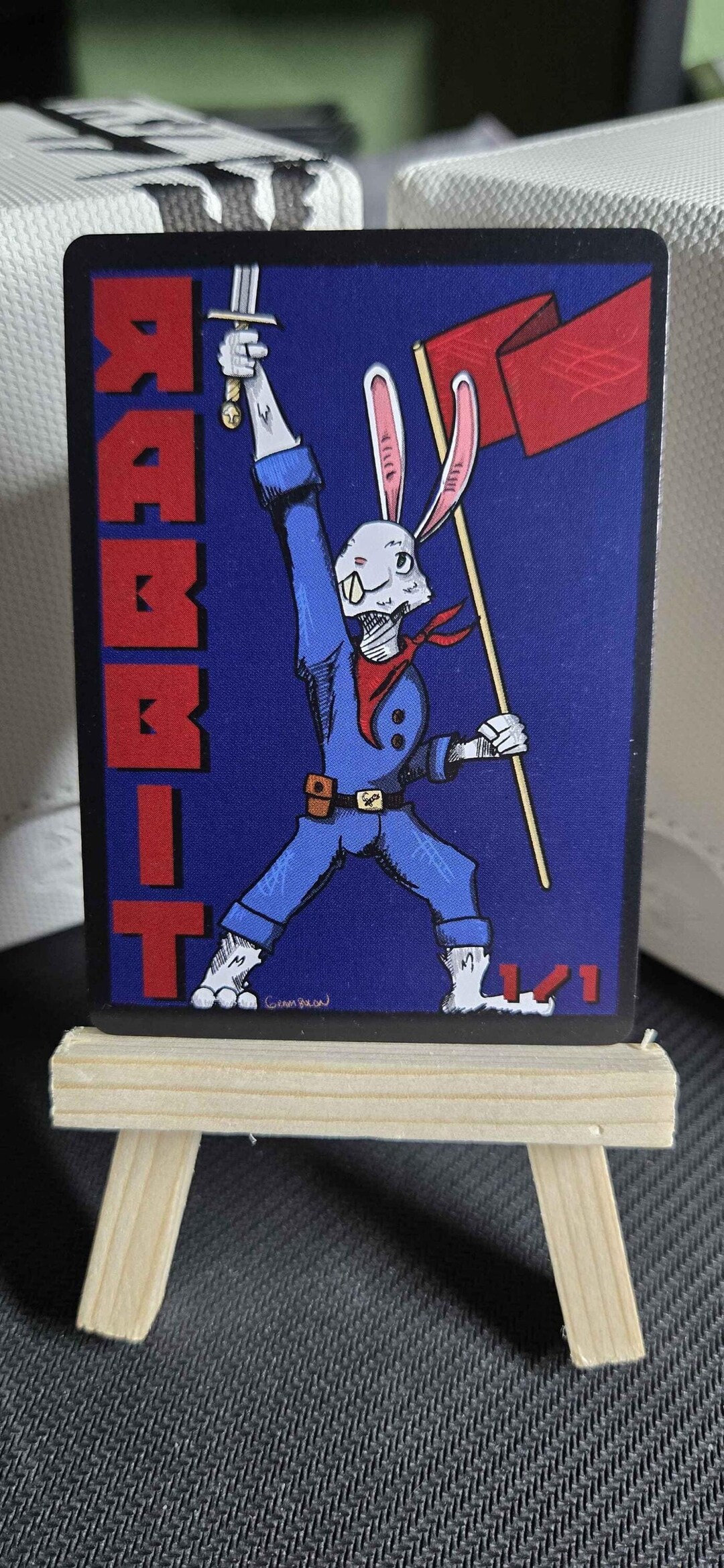 MTG Victorious Rabbit Token - Etsy
