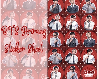 BTS Arirang Sticker Sheet | Kpop Deco