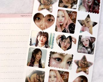 Yves KiraKira Sticker Sheet || Sticker Deco Penpal Purikura Kpop