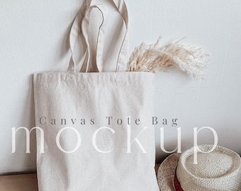 Printify Canvas Tote Bag Mockup boho tote bag mockup custom beach canvas tote bag display elegant bag mockup png digital canvas tote