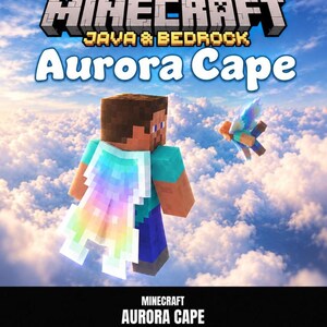 Minecraft | Aurora Cape | Java & Bedrock | Fast Delivery