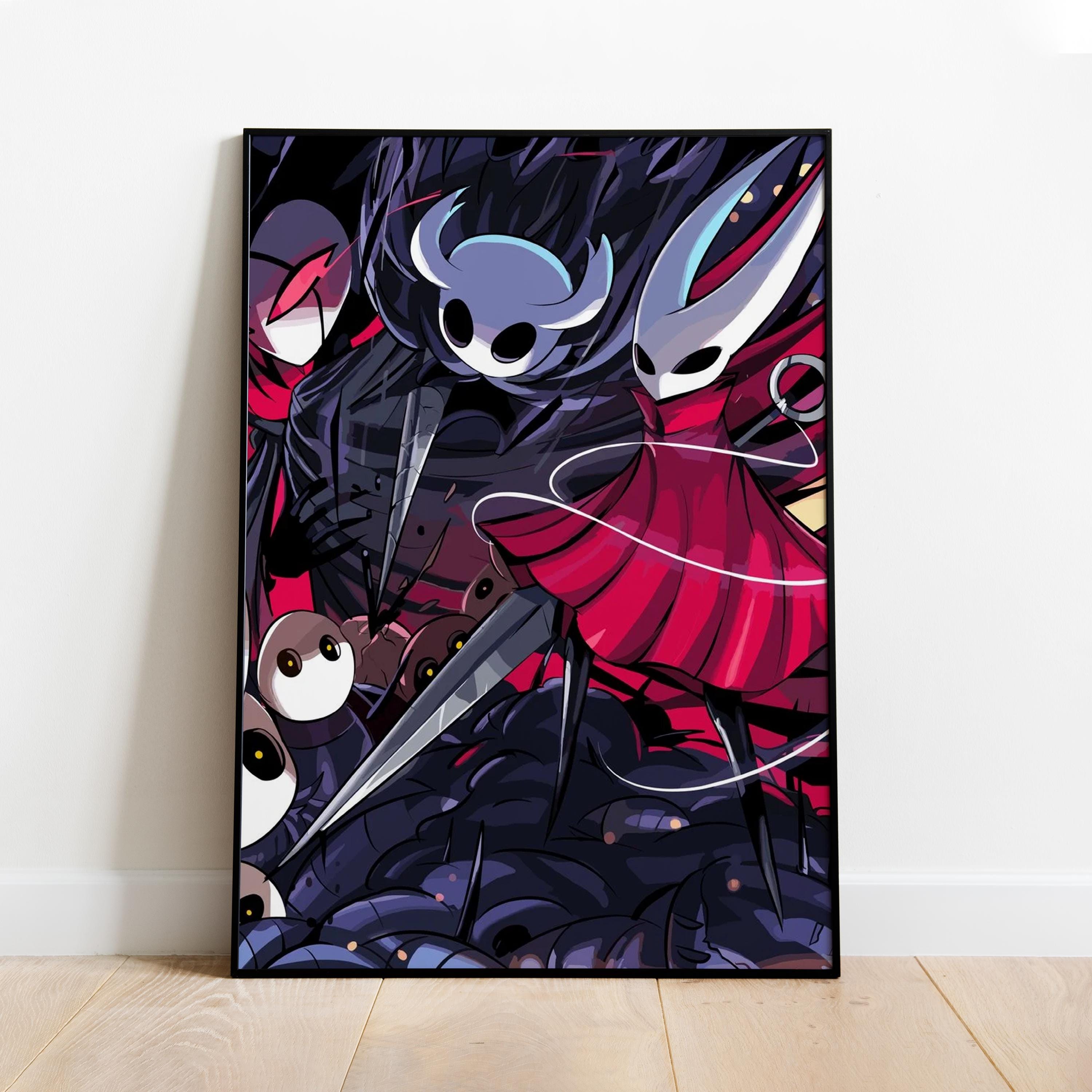 Hollow Knight Poster Hallownest Wall Art Rolled Canvas Print High ...