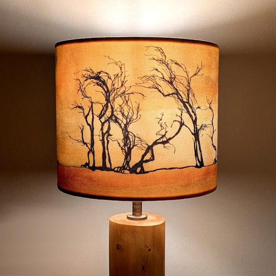 Hawthorn Tree Lampshade by Lily Greenwood, Woodland Nature Design
