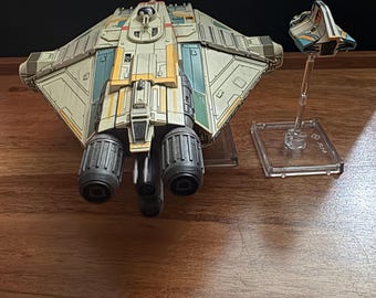 Star Wars X-wings: VCX-100 Light Freighter and Sheathipede Shuttle