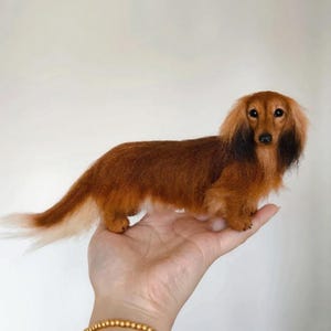 Custom Needle Felted Dog Figurine, Custom Wool Felt Dog Portrait, Needle Felted Animal Figurine, Pet Loss Memorial, Anniversary Gift for Pet