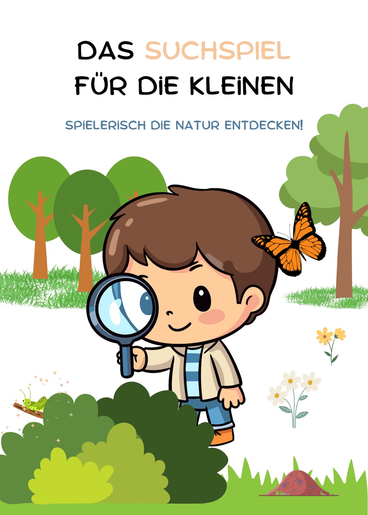 entdeckerkarten suchspiel in der natur
