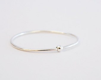 Spinner Ring Sterling Silver Stacking Ring