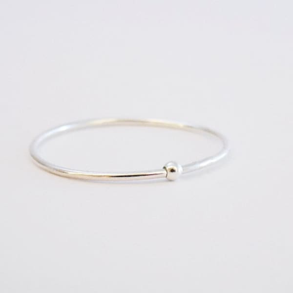 Spinner Ring Sterling Silver Stacking Ring