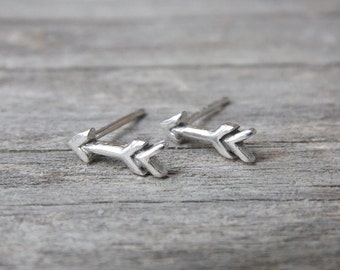 Arrow Earrings in Sterling Silver