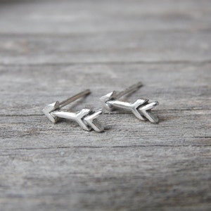 Arrow Earrings in Sterling Silver image 1