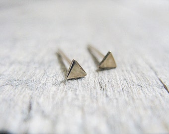 Triangle Stud Earrings in 14k Gold Fill