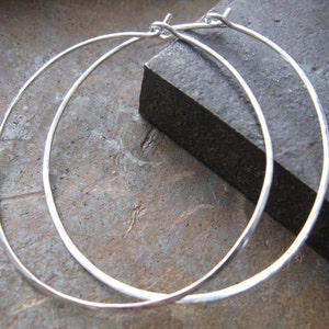 Hoop Earrings Sterling Silver
