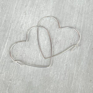Heart Hoop Earrings