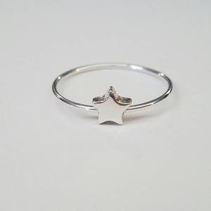 Star Ring Sterling Silver Celestial Ring