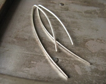 Sterling Silver Sliver Earrings