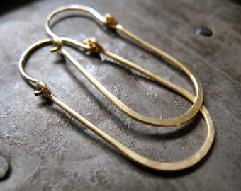 Oval Hoop Earrings