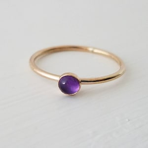 Gold Amethyst Ring