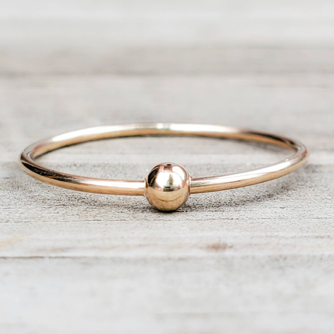 Anxiety Ring 14k Gold Filled Spinner Ring - Etsy