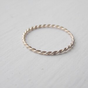 Twist Ring 14k Gold Filled image 3