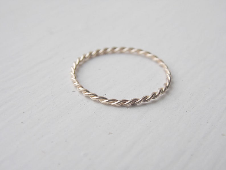 Twist Ring 14k Gold Filled image 3