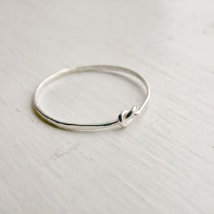 Thin Knot Ring Sterling Silver image 2