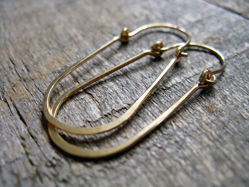Thorne Oval Hoop Earrings