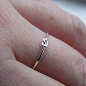 Thin Knot Ring Sterling Silver image 4