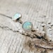 Opal Stud Earrings Sterling Silver